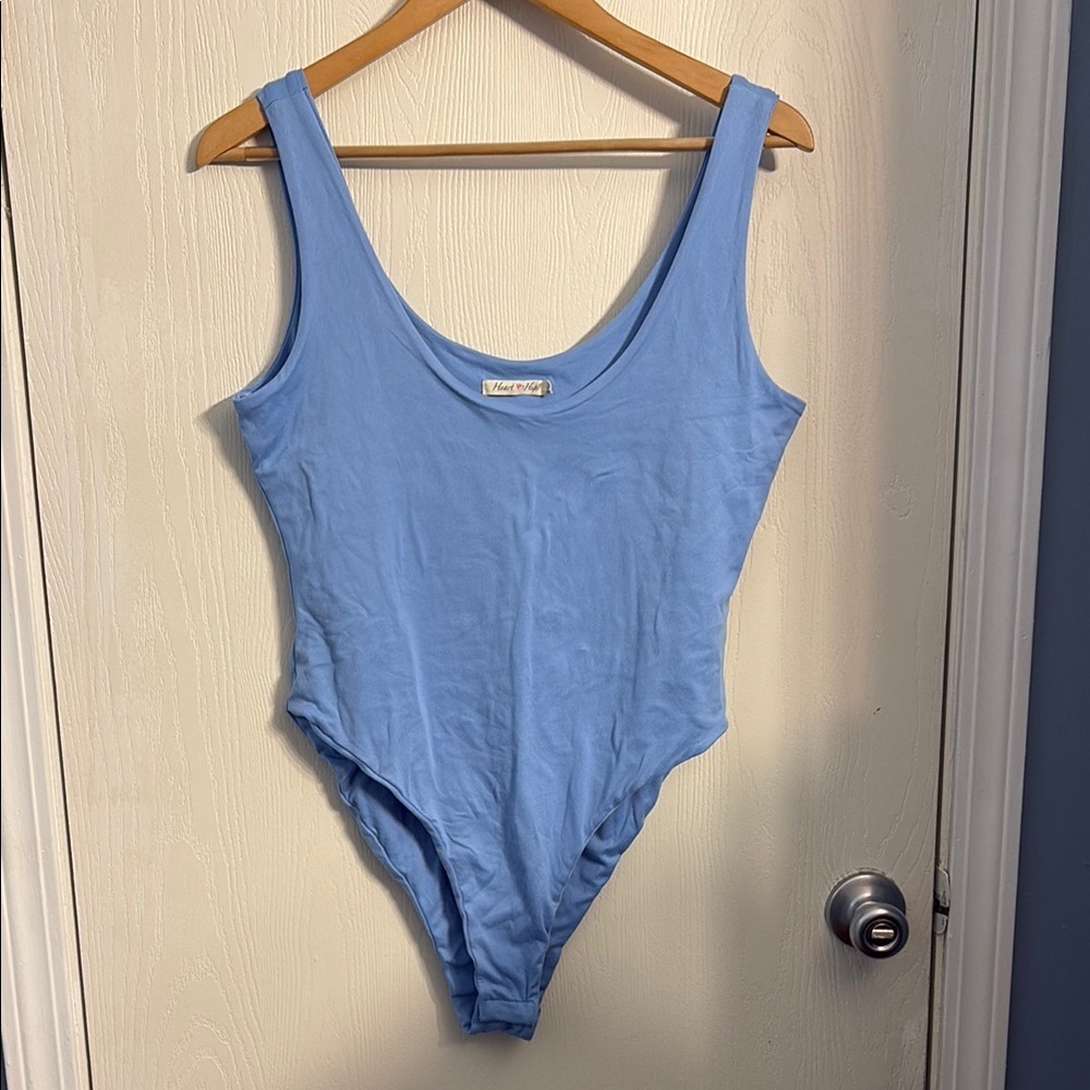 Heart Hips Sky Blue Bodysuit